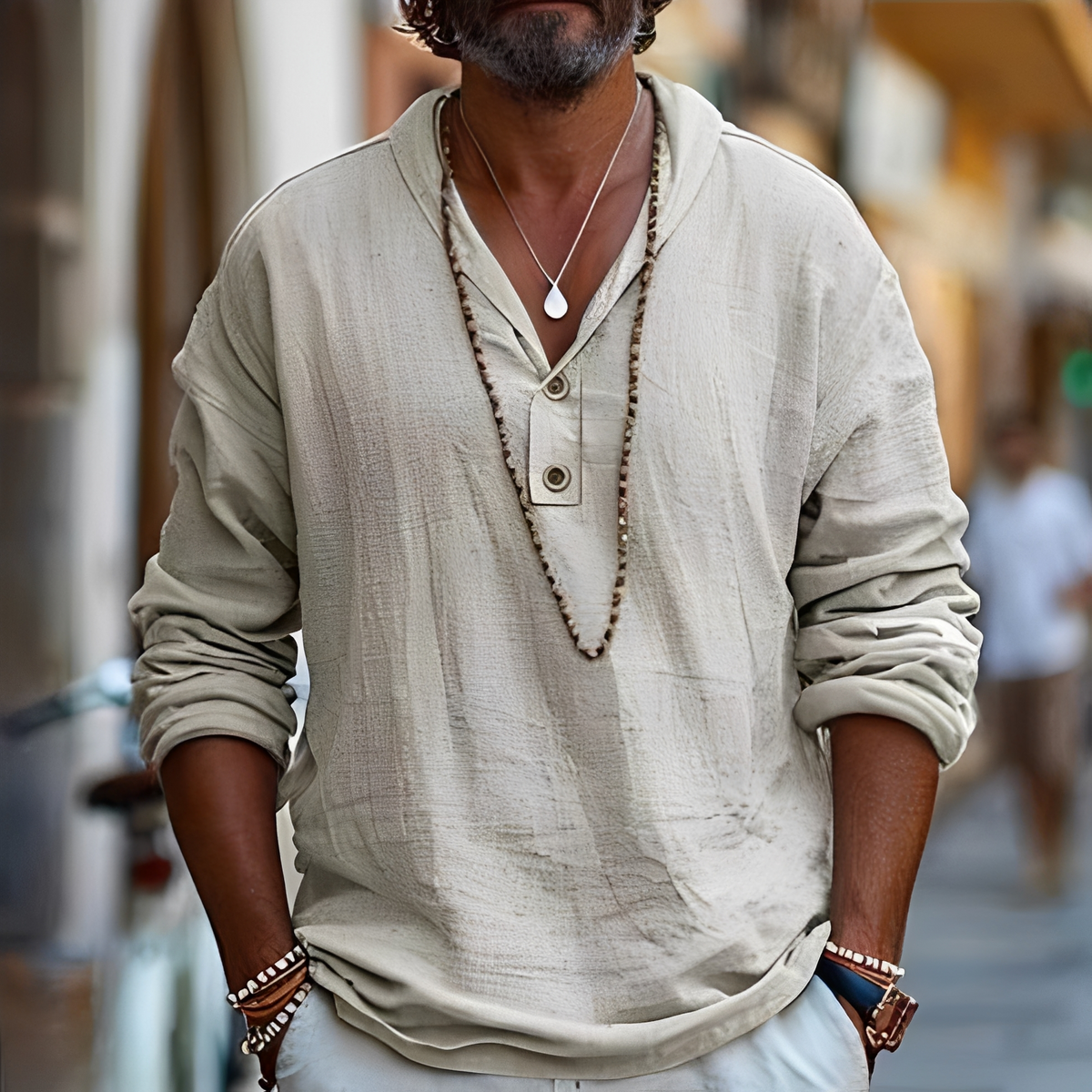 Xavier - Chemise ample d'été pour homme