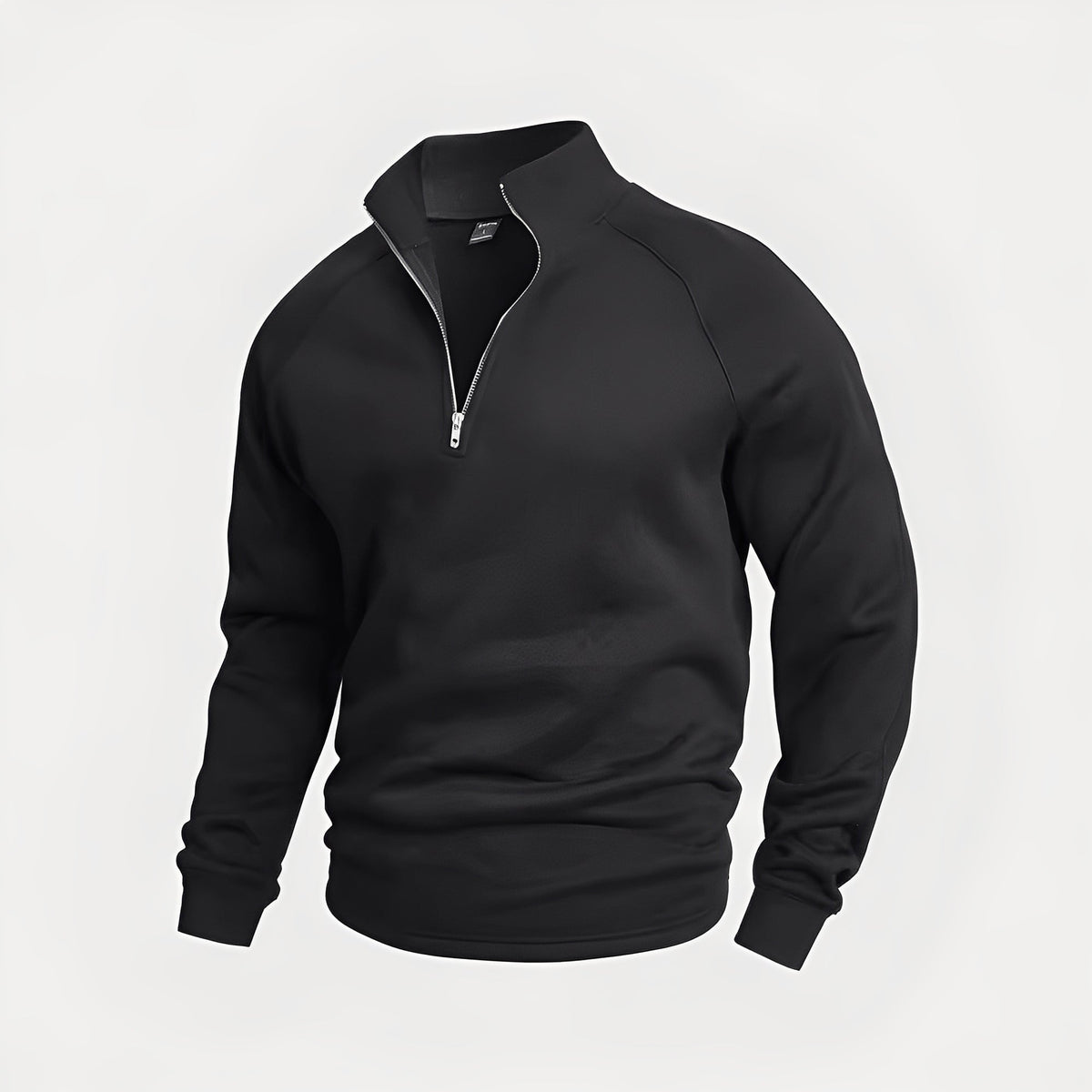 Wiley - Sweat-shirt confortable pour hommes avec fermeture éclair