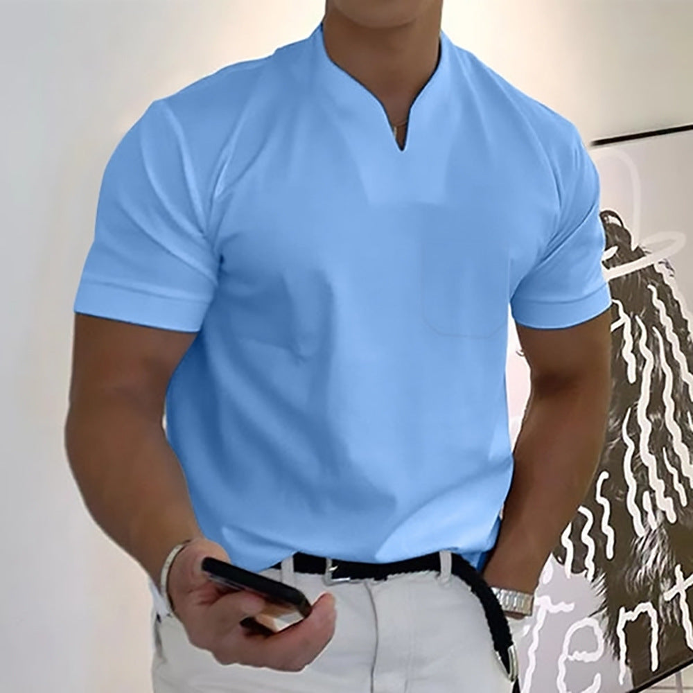 Jason - T-shirt business fitness à manches courtes pour hommes
