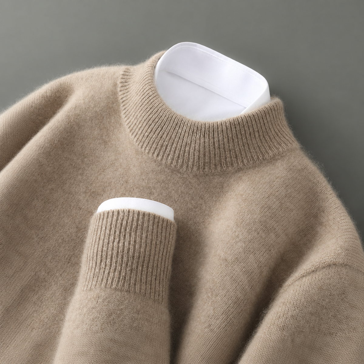 Wayne - Pull vintage ample pour hommes
