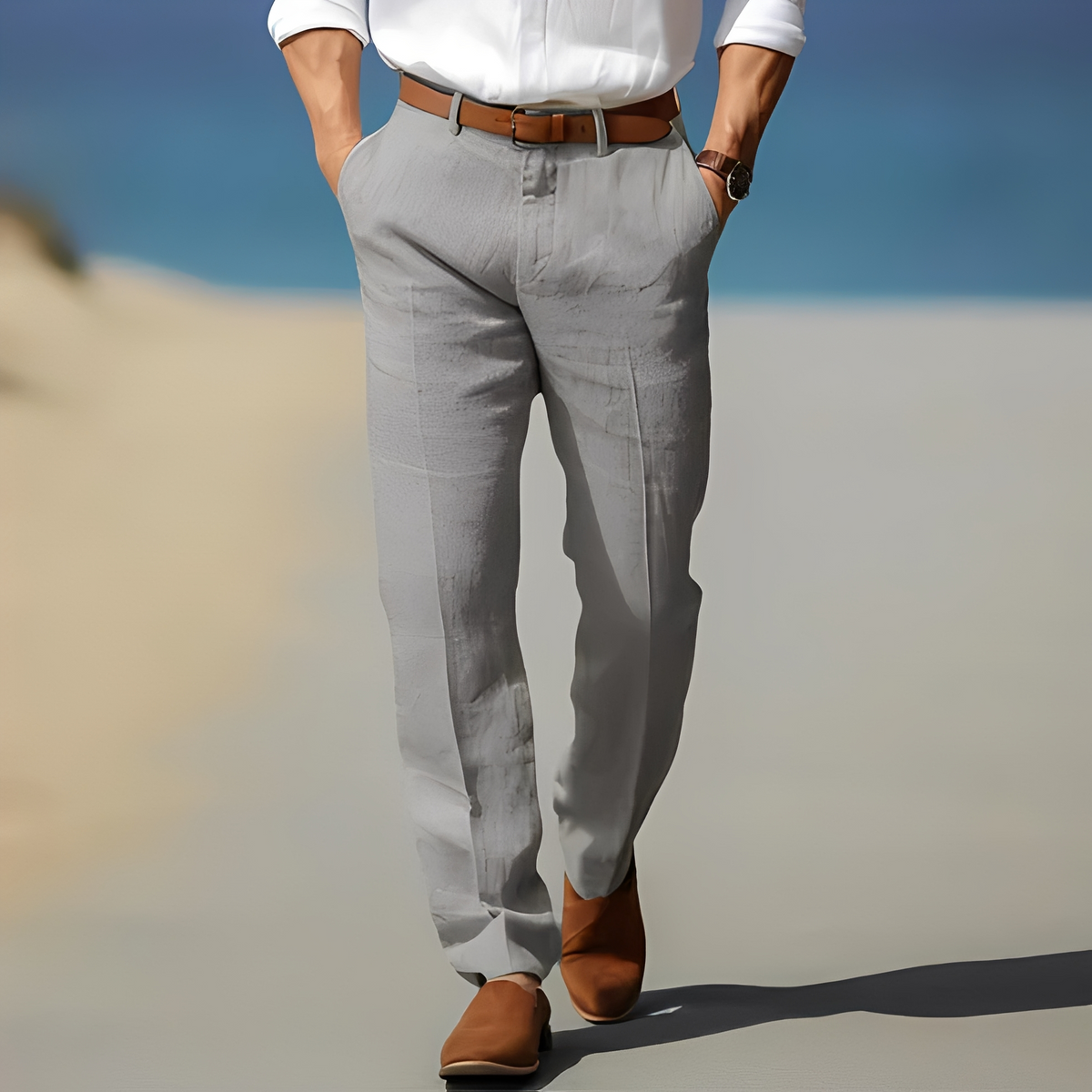 Kyle - Pantalon casual à la cheville pour homme