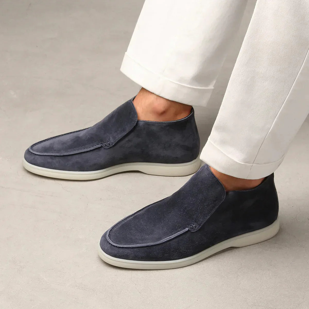 Kristopher - Luxueux doux mocassins en daim