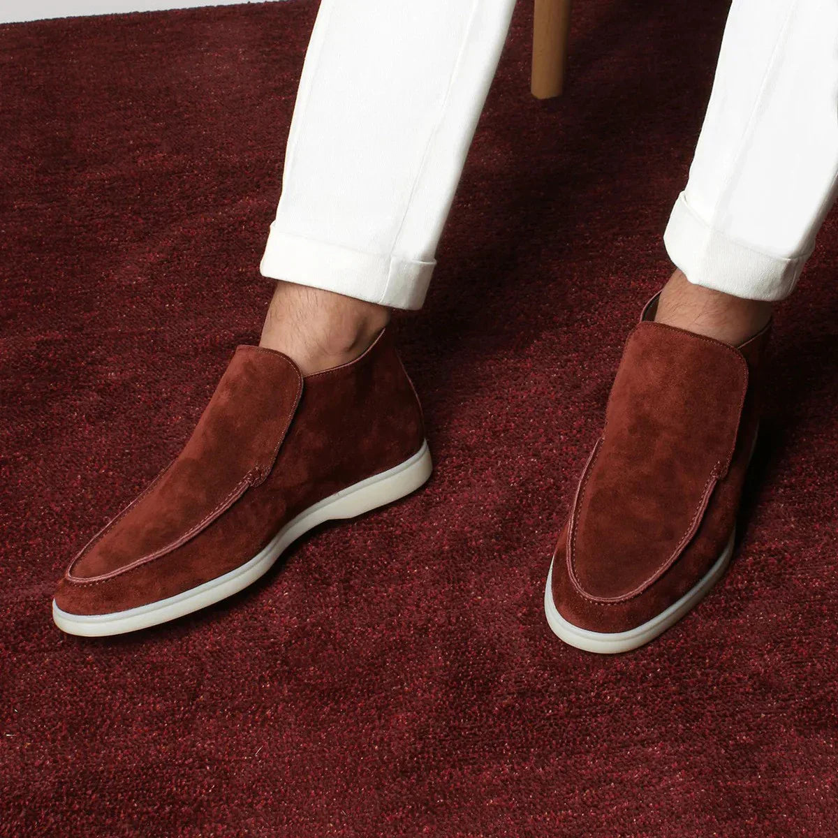 Kristopher - Luxueux doux mocassins en daim