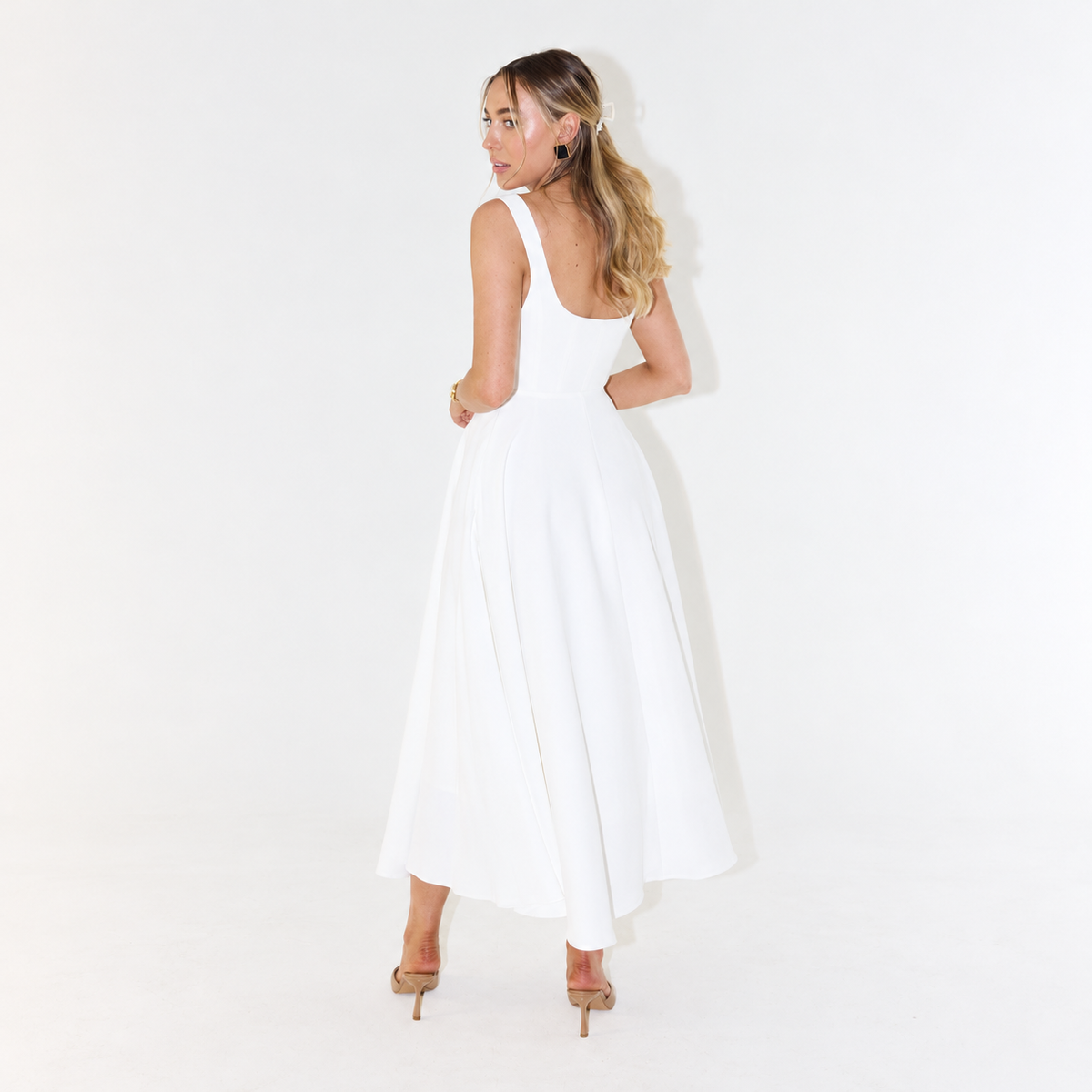 Melisandre - Robe Midi Femme, Chic & Polyvalente