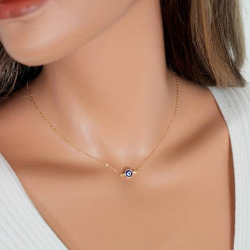 Collier vintage Œil Malin - Collier avec l'Œil Malin