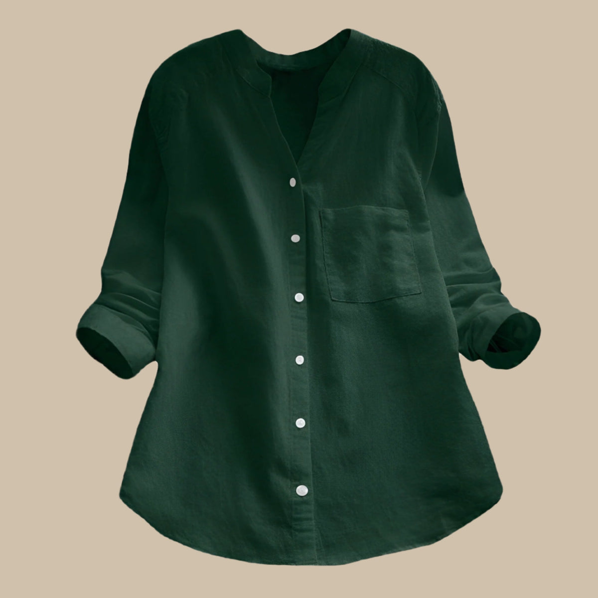 Madelina - Chemise rétro décontractée pour femmes