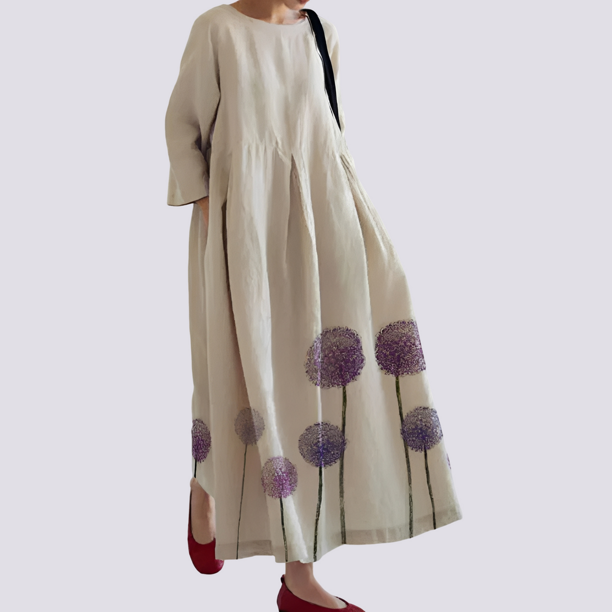 Veronica - Robe décontractée avec poches pour femmes