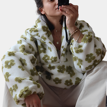 Elizabeth - Pull chic avec motif floral