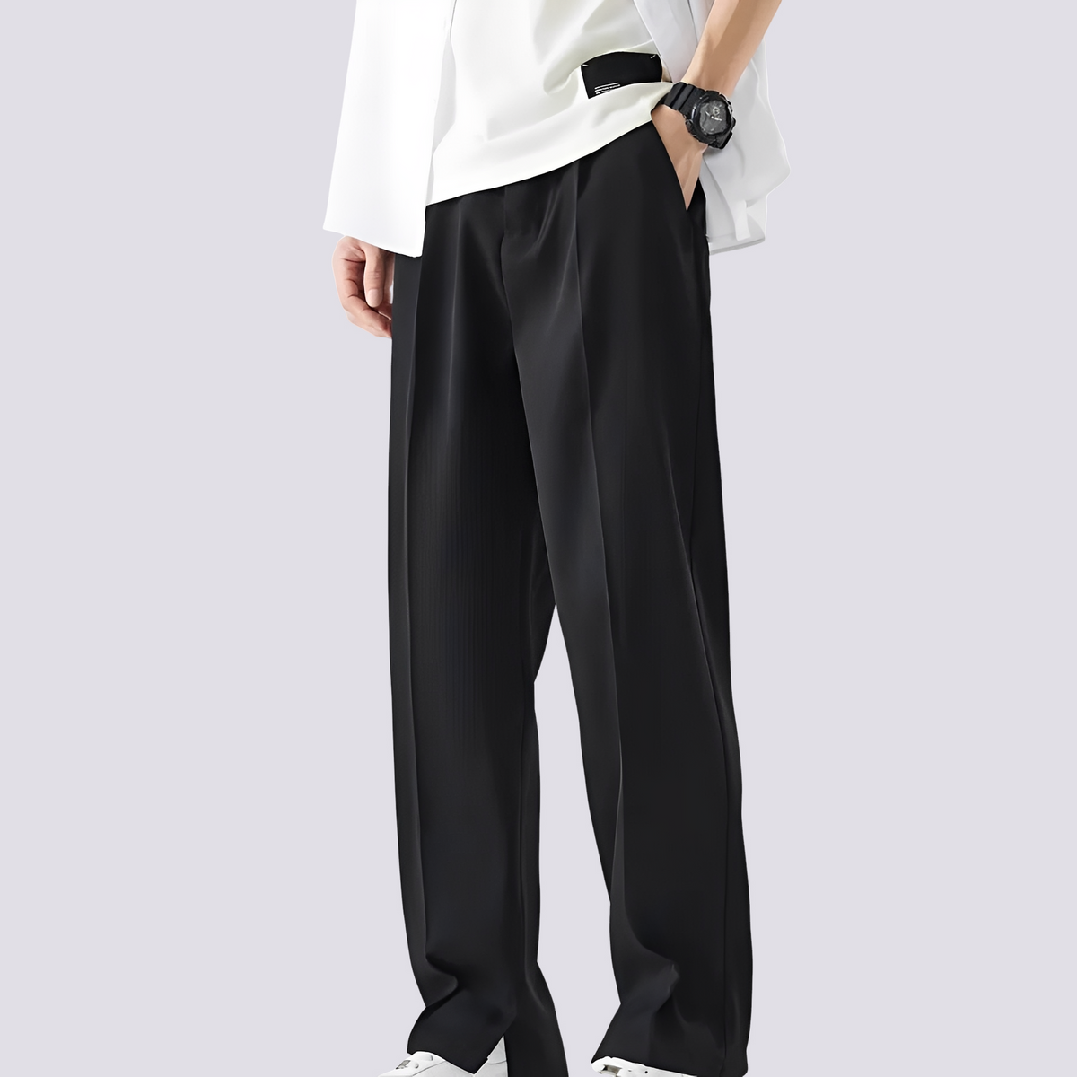 Carlo - Pantalon Droit Ample