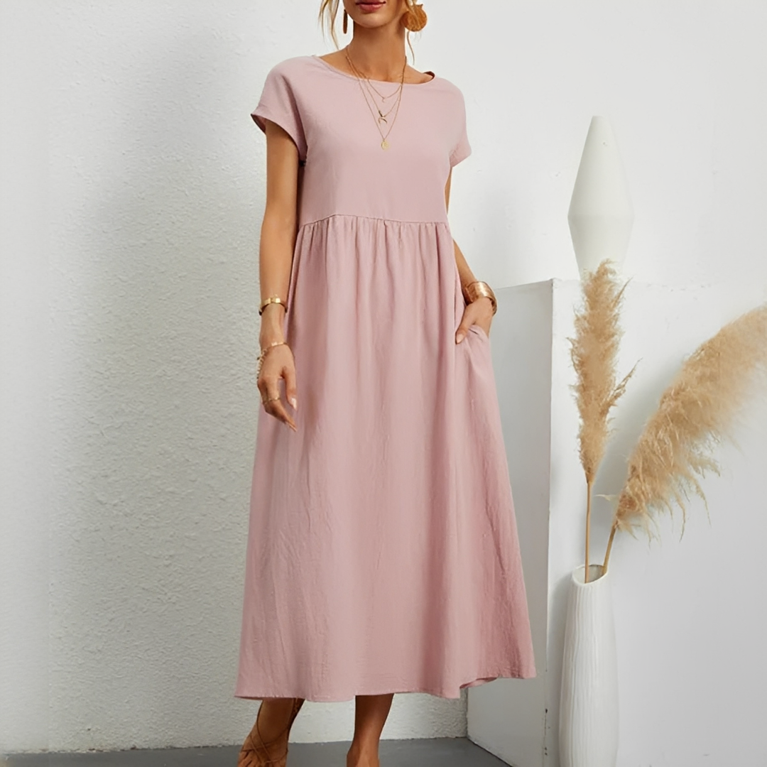 Ginovie - Robe d'été sophistiquée pour femme