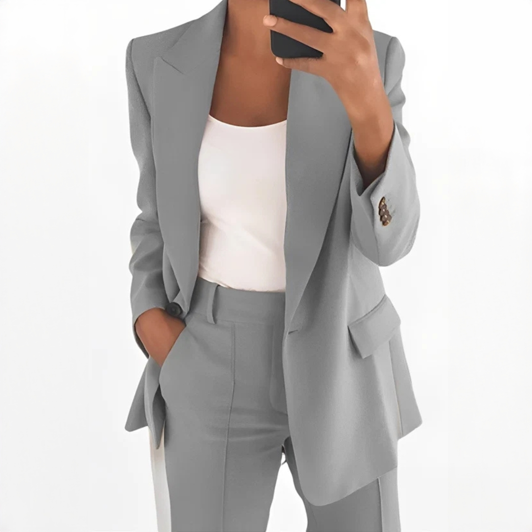 Muriel - Ensemble tailleur-pantalon élégant et raffiné