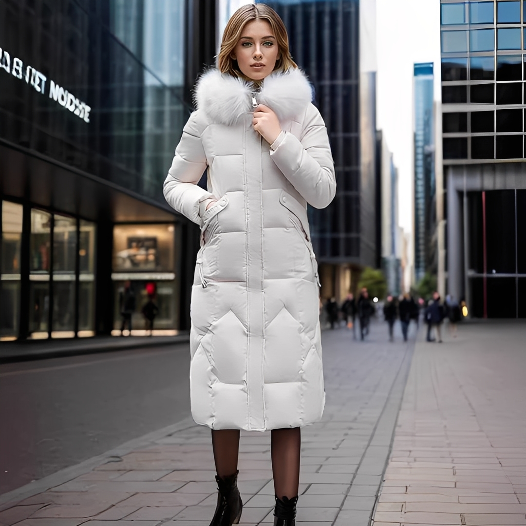 Marcellette - Manteau chic et chaud avec capuche