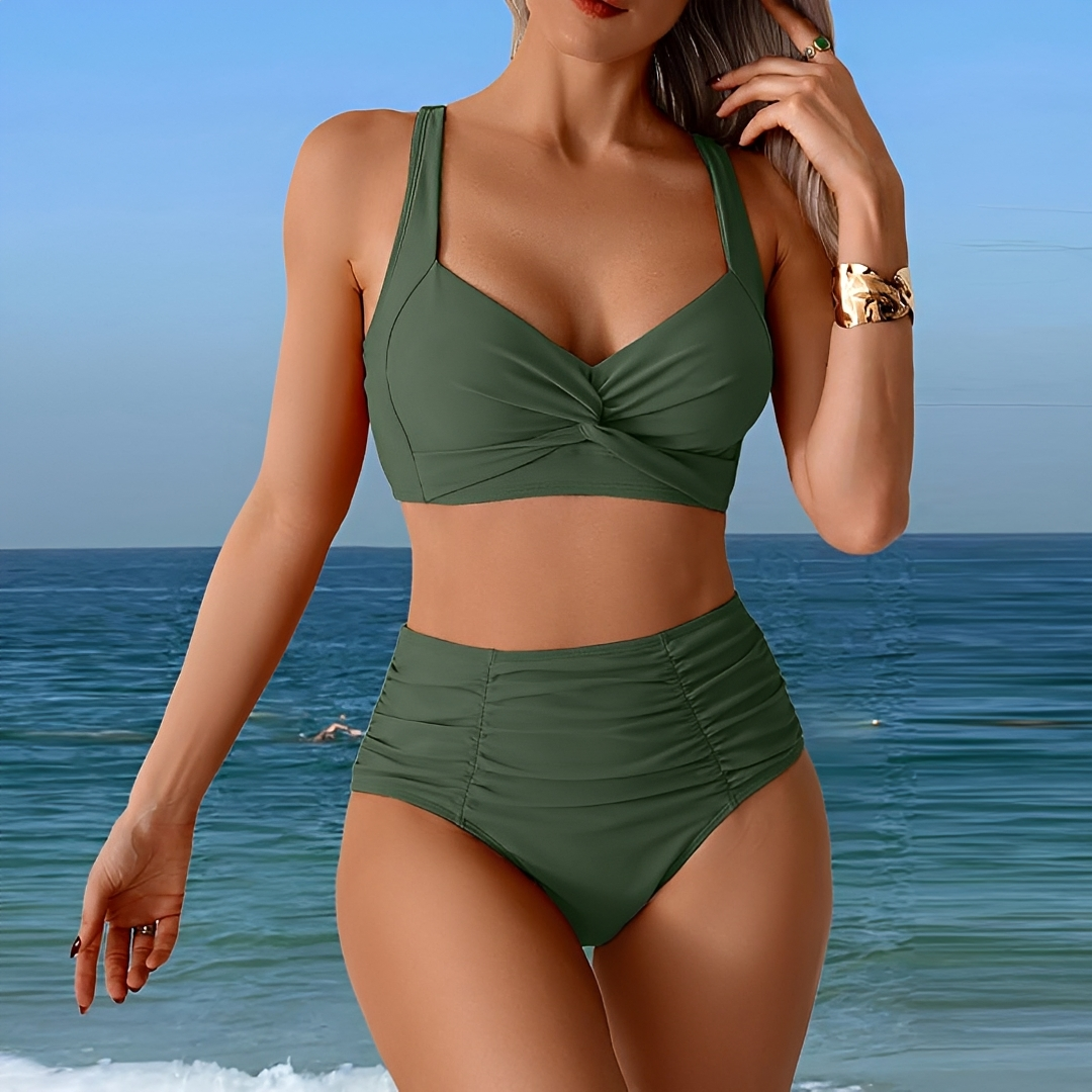Garwen - Ensemble Moderne de Maillot de Bain Deux Pièces