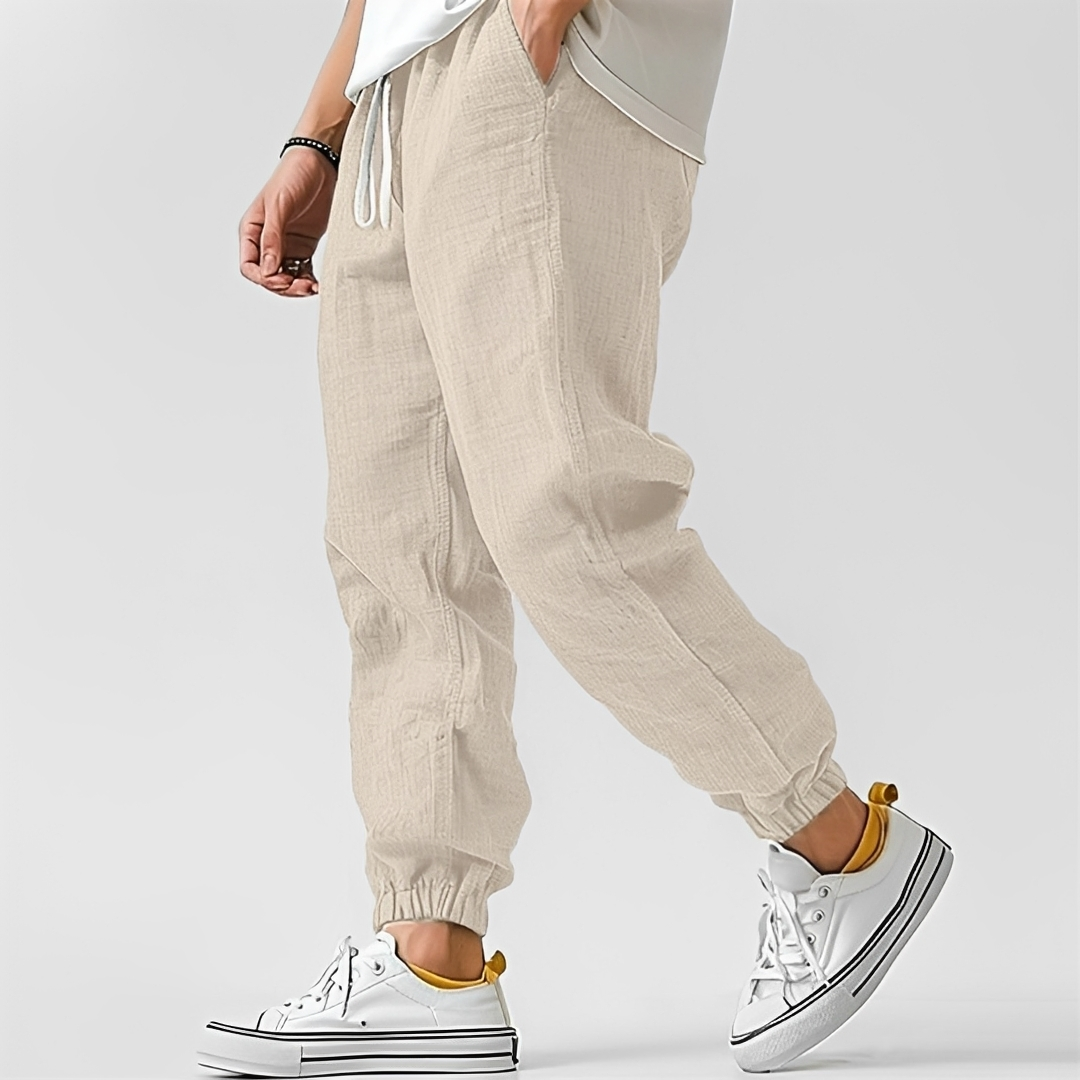 Robin - Un pantalon d'été chic et adaptable pour homme