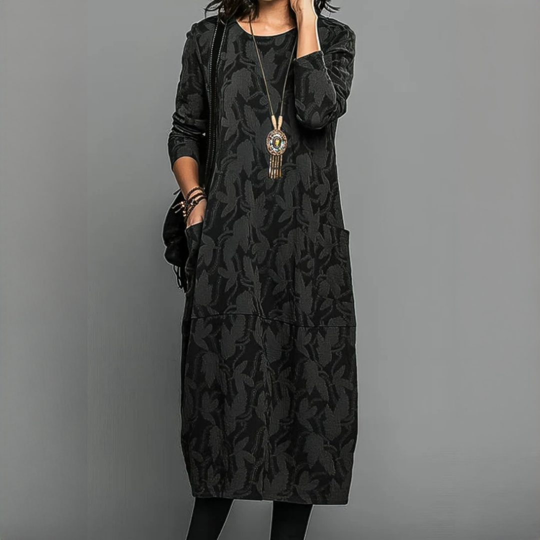 Alisha - Élégante robe à longues manches