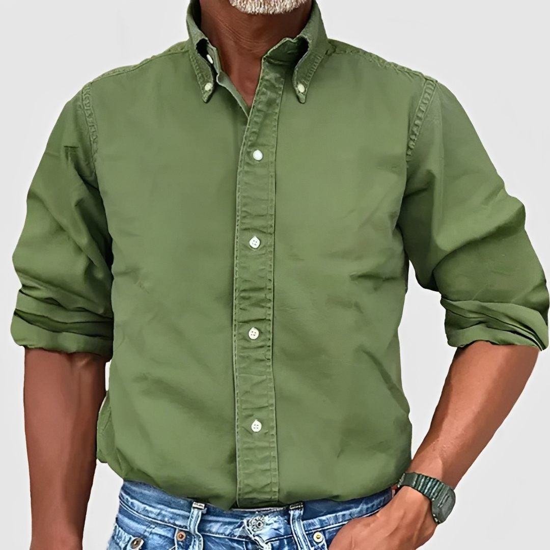 Edmond - Chemise classique à manches longues pour homme