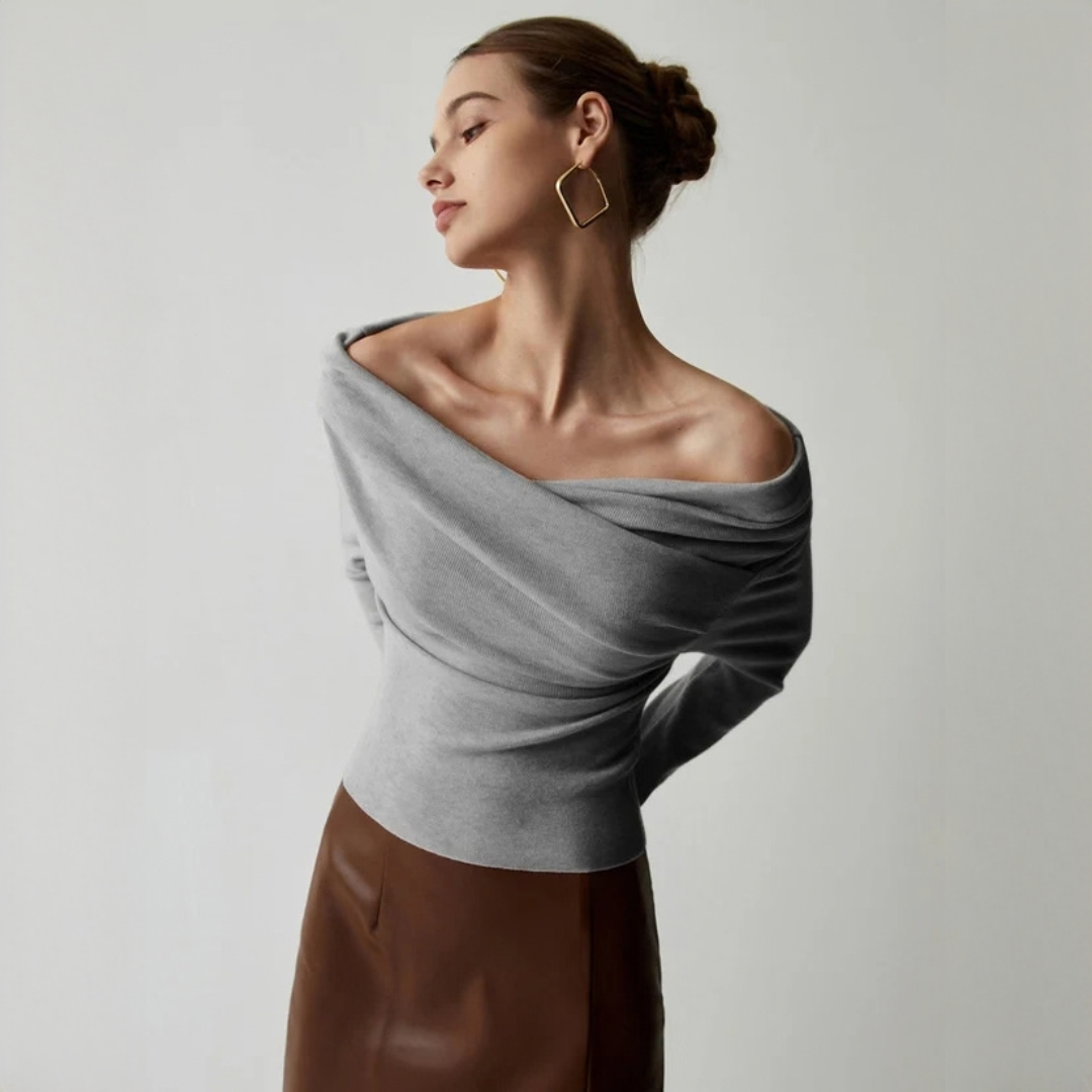 Yasmin - Haut chic à épaules découvertes