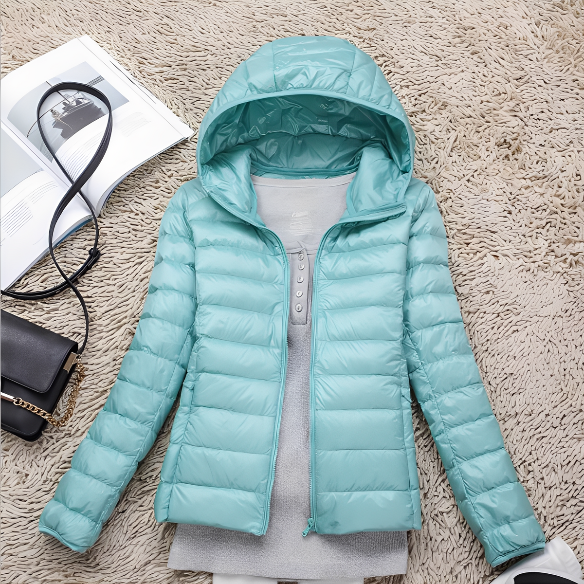 Lyndsay - Veste chic et confortable avec capuche