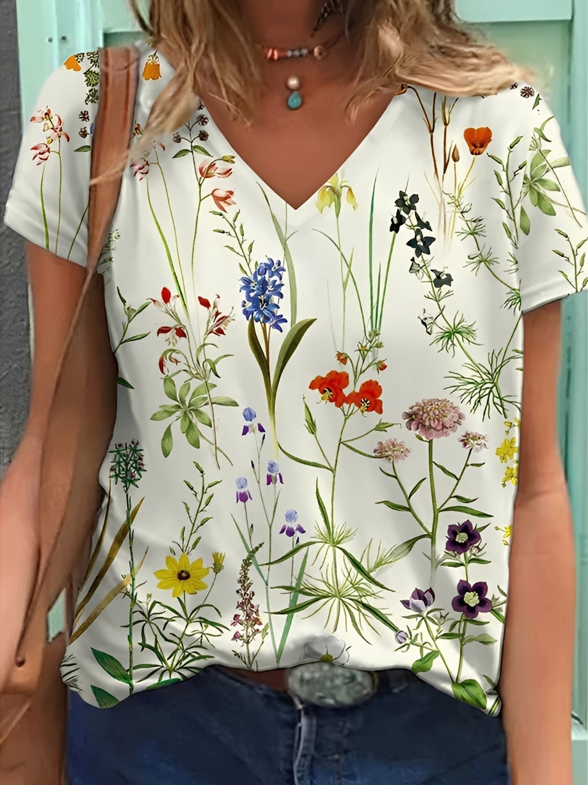 Niki - Haut chic avec des motifs floraux pour femmes