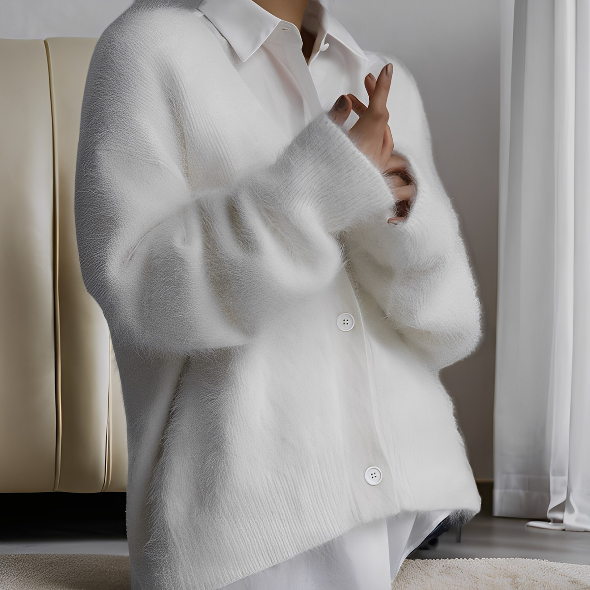Emberly - Pull pour femmes, coupe décontractée et ample