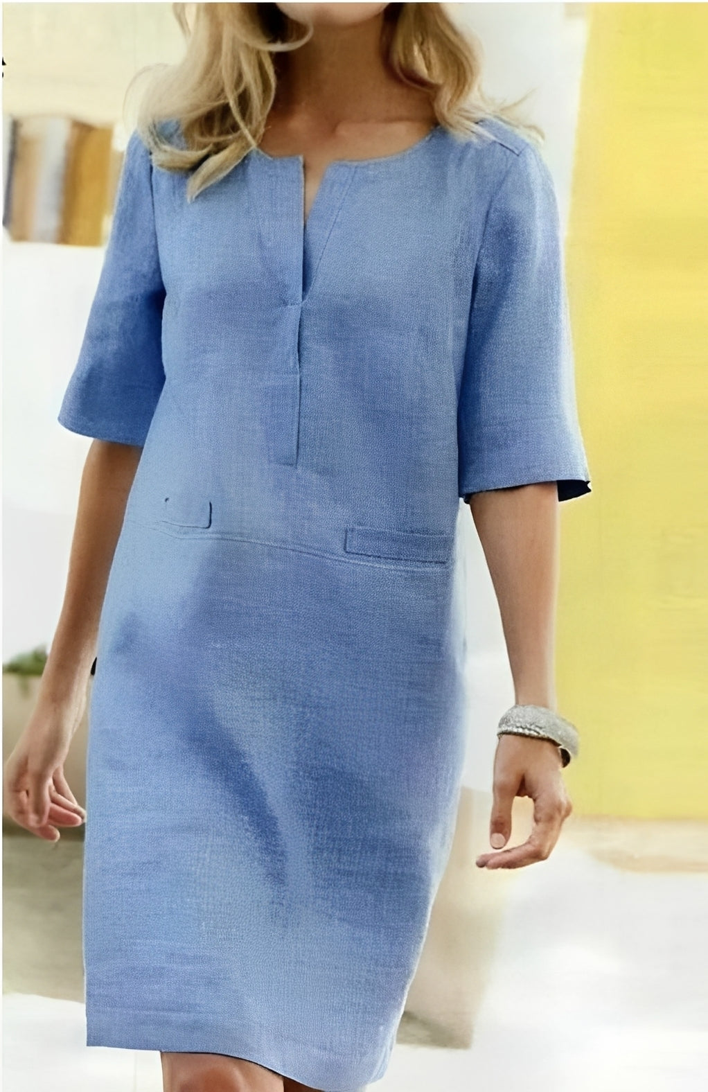 Bethany - Robe d'été confortable à manches courtes pour femmes