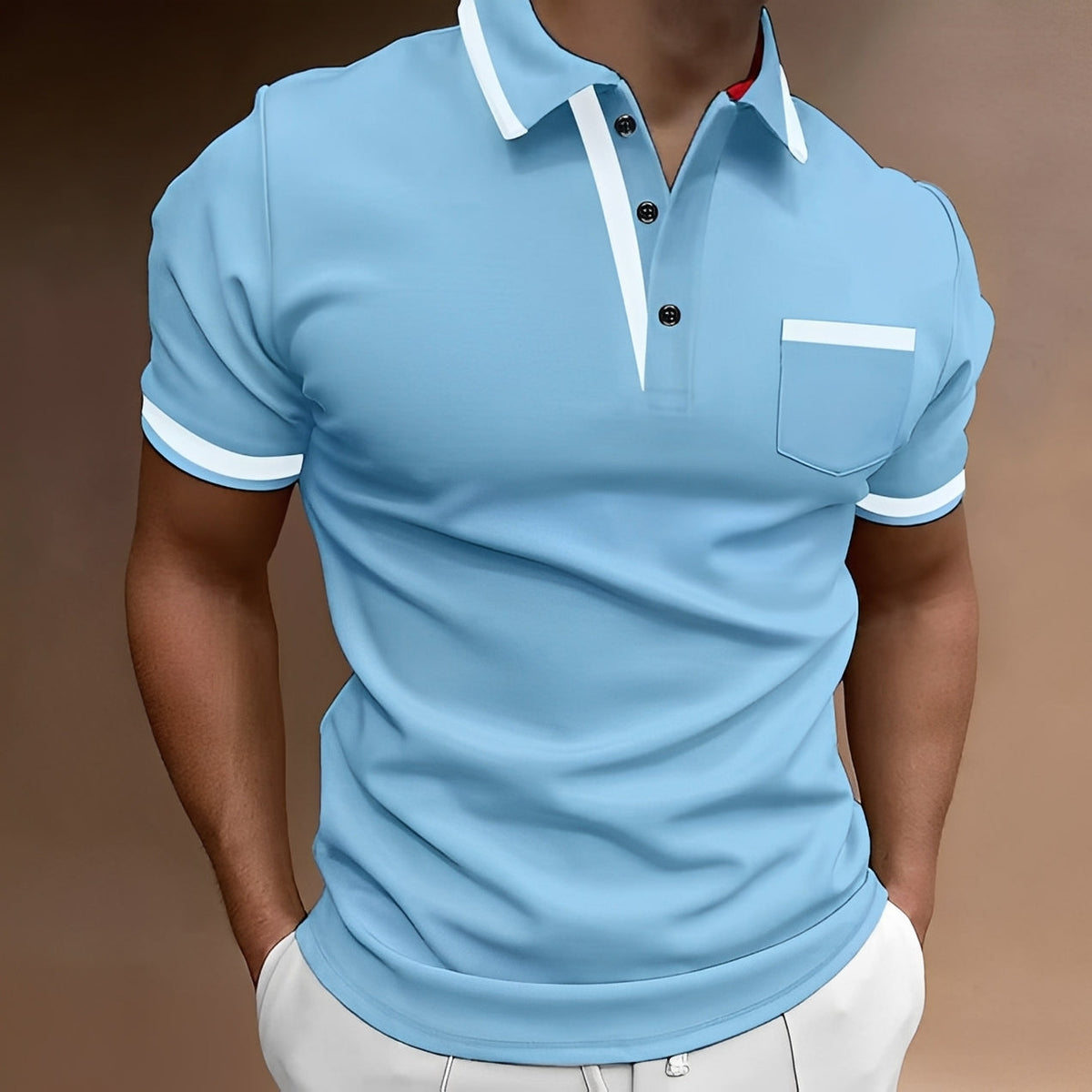 Bobby - Polo décontracté à manches courtes pour hommes