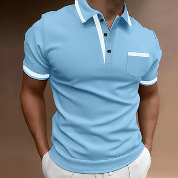 Bobby - Polo décontracté à manches courtes pour hommes
