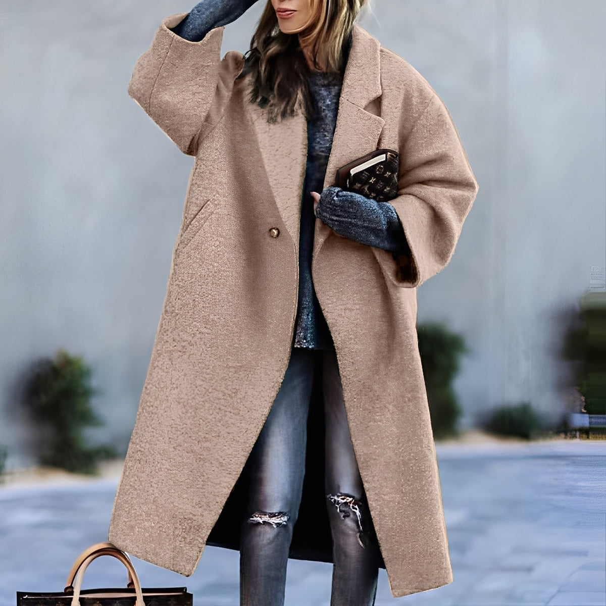 Haylie - Manteau ample, classique et élégant pour femmes
