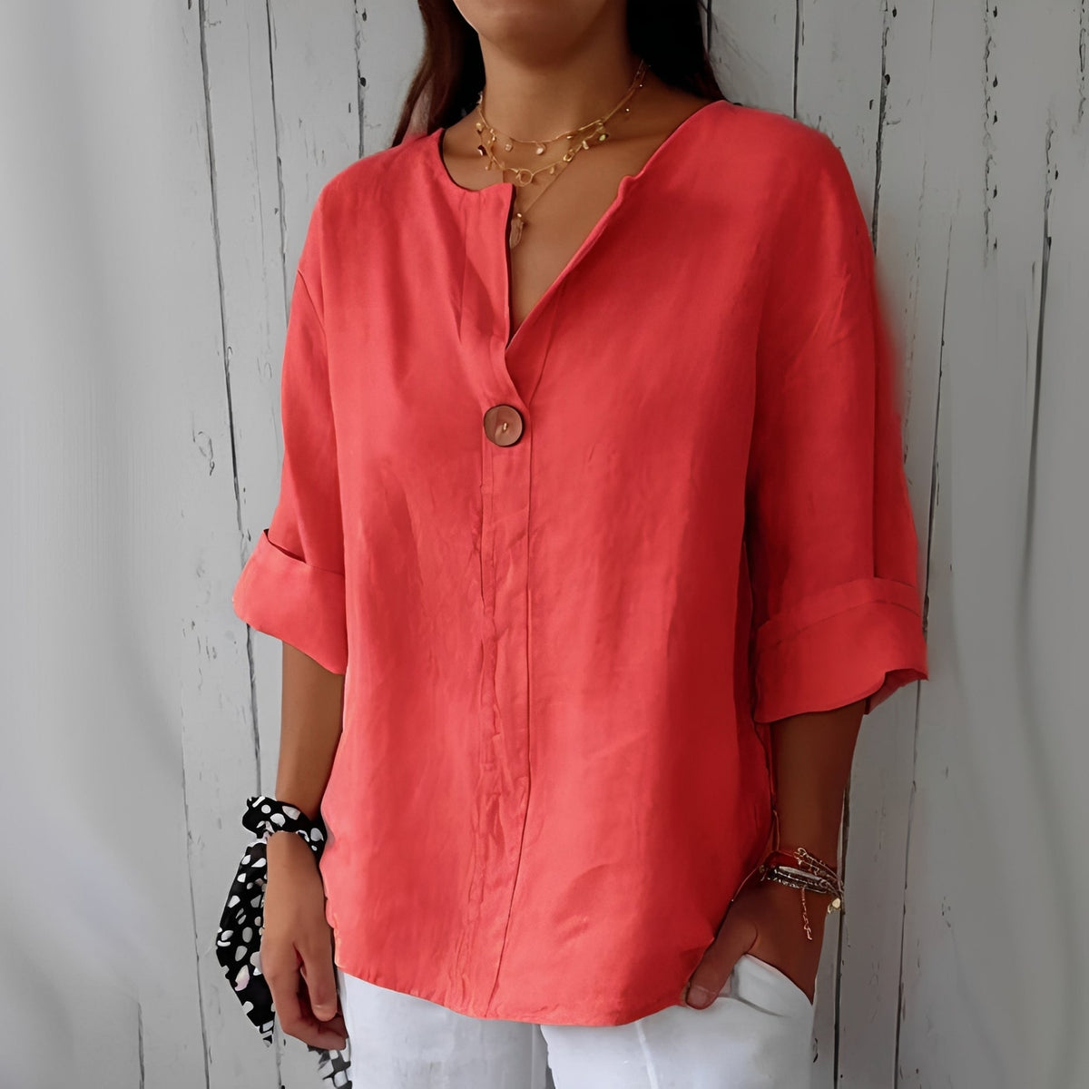 Stephanie - Blouse ample et décontractée pour femmes