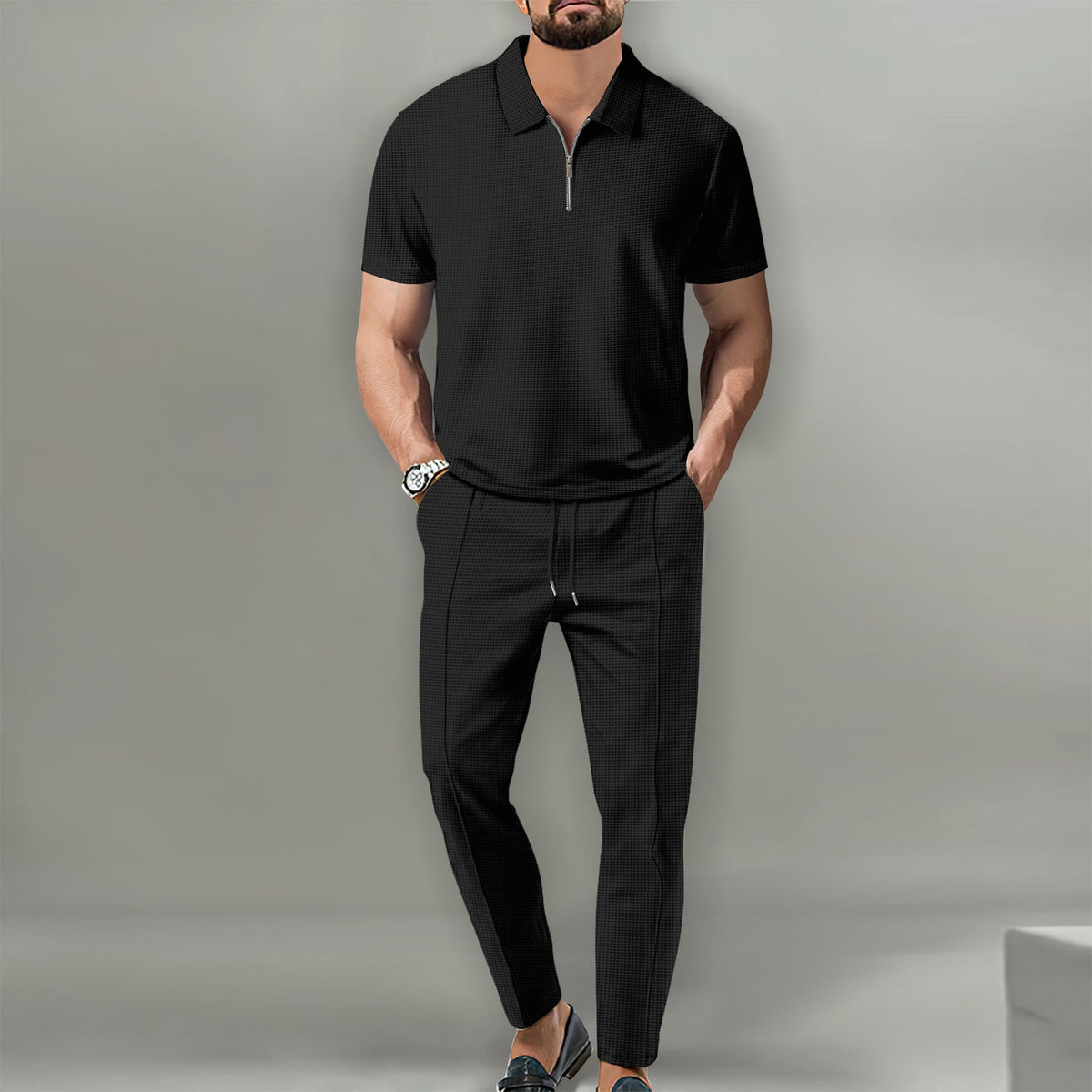 Charles - Ensemble gaufré stylé pour hommes
