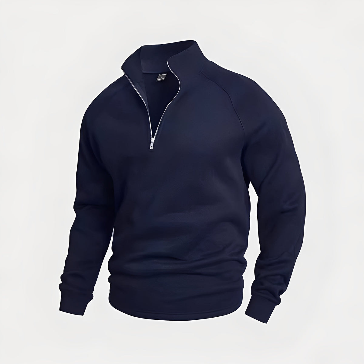 Wiley - Sweat-shirt confortable pour hommes avec fermeture éclair