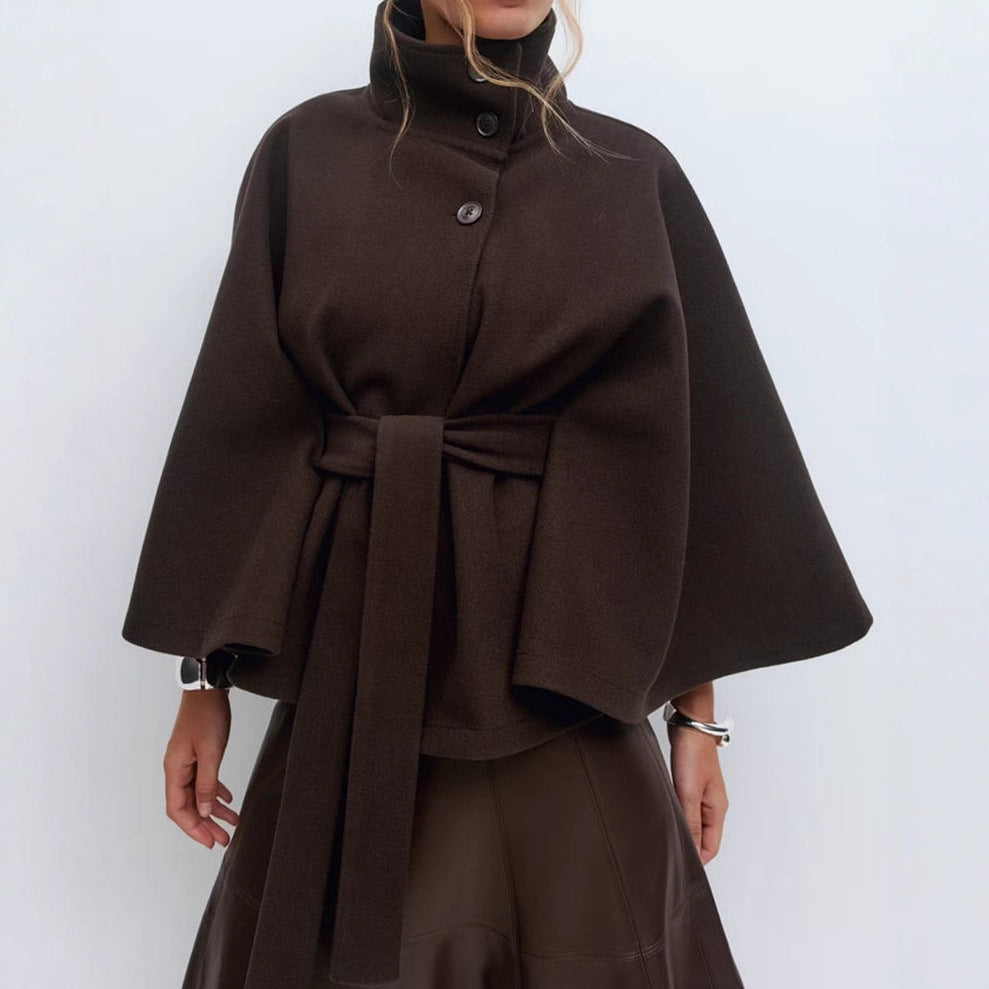 Loraine - Veste stylée à coupe fluide avec ceinture pour femmes
