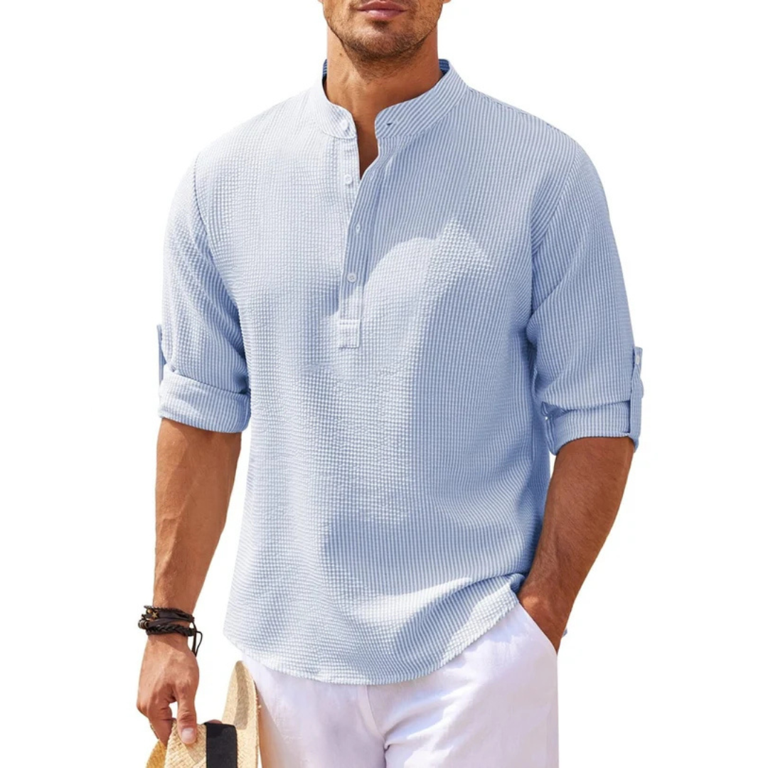 Cormac - Chemise tendance avec demi-patte de boutonnage