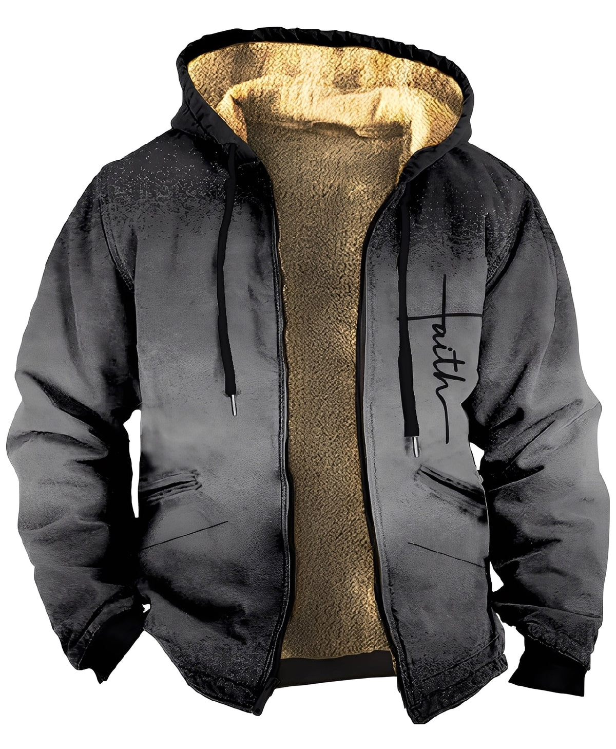 Mervin - Veste en velours colorée avec capuche pour hommes