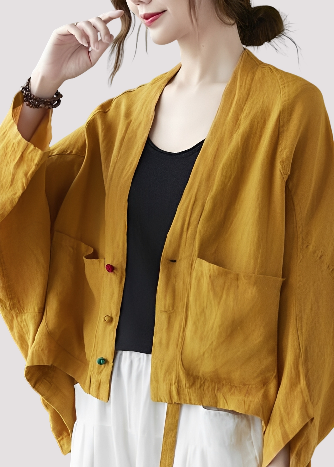 Tilly - Cardigan large et décontracté avec poches pour femmes
