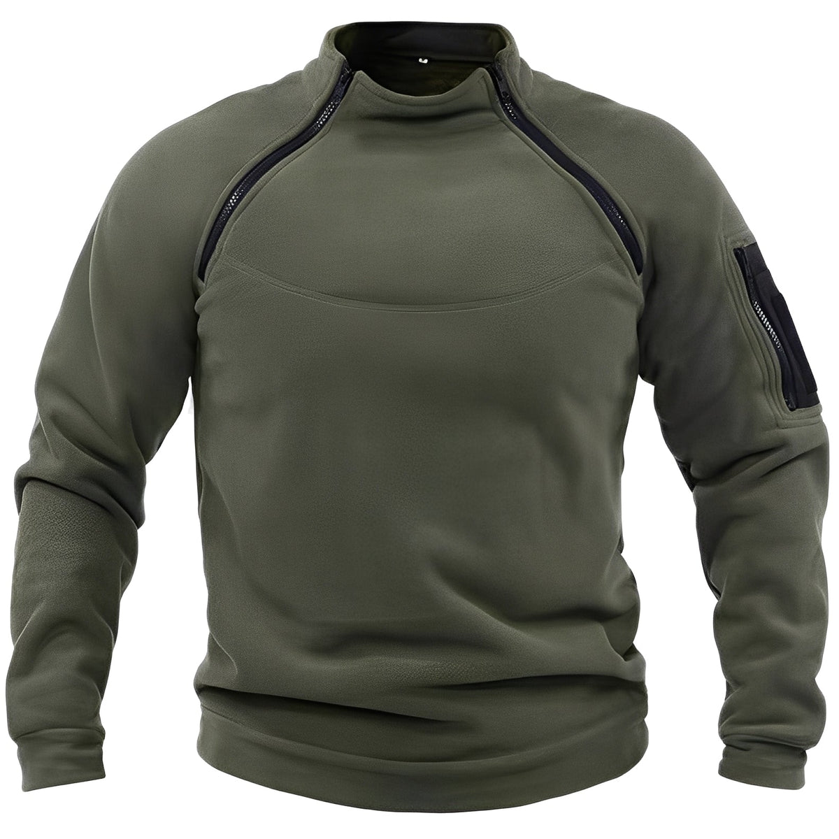 Wilbur - Pull en polaire sport avec fermeture éclair pour hommes