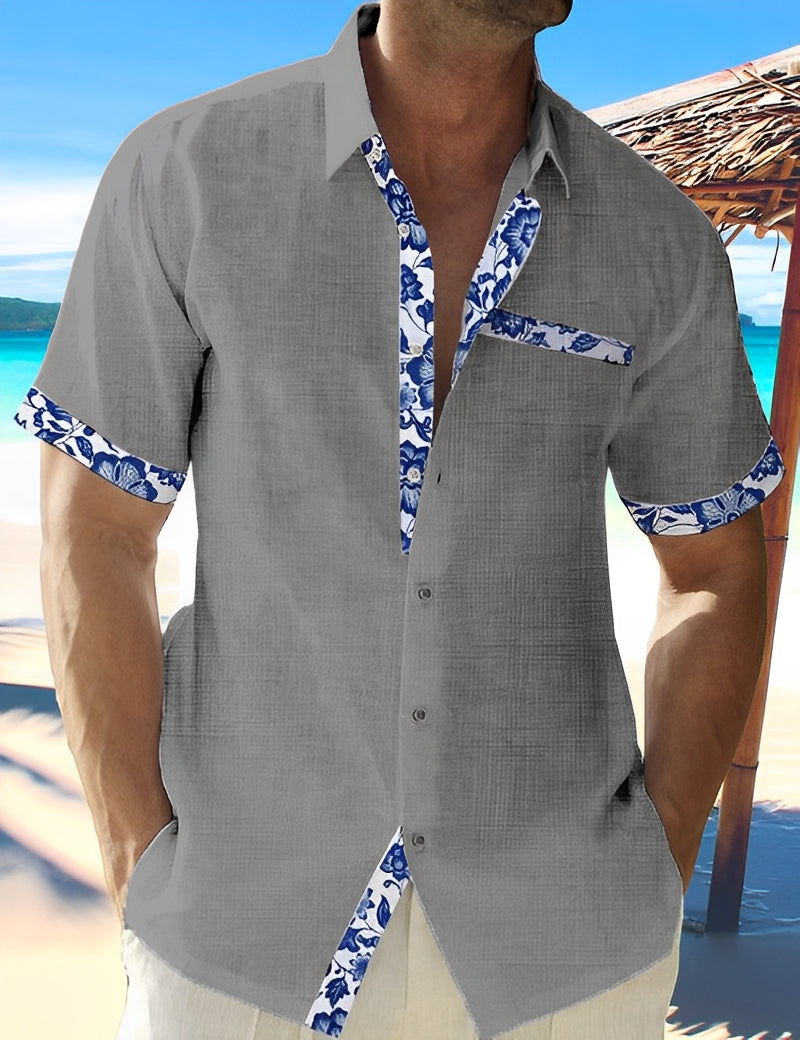 Anthony - Chemise en lin confortable pour hommes