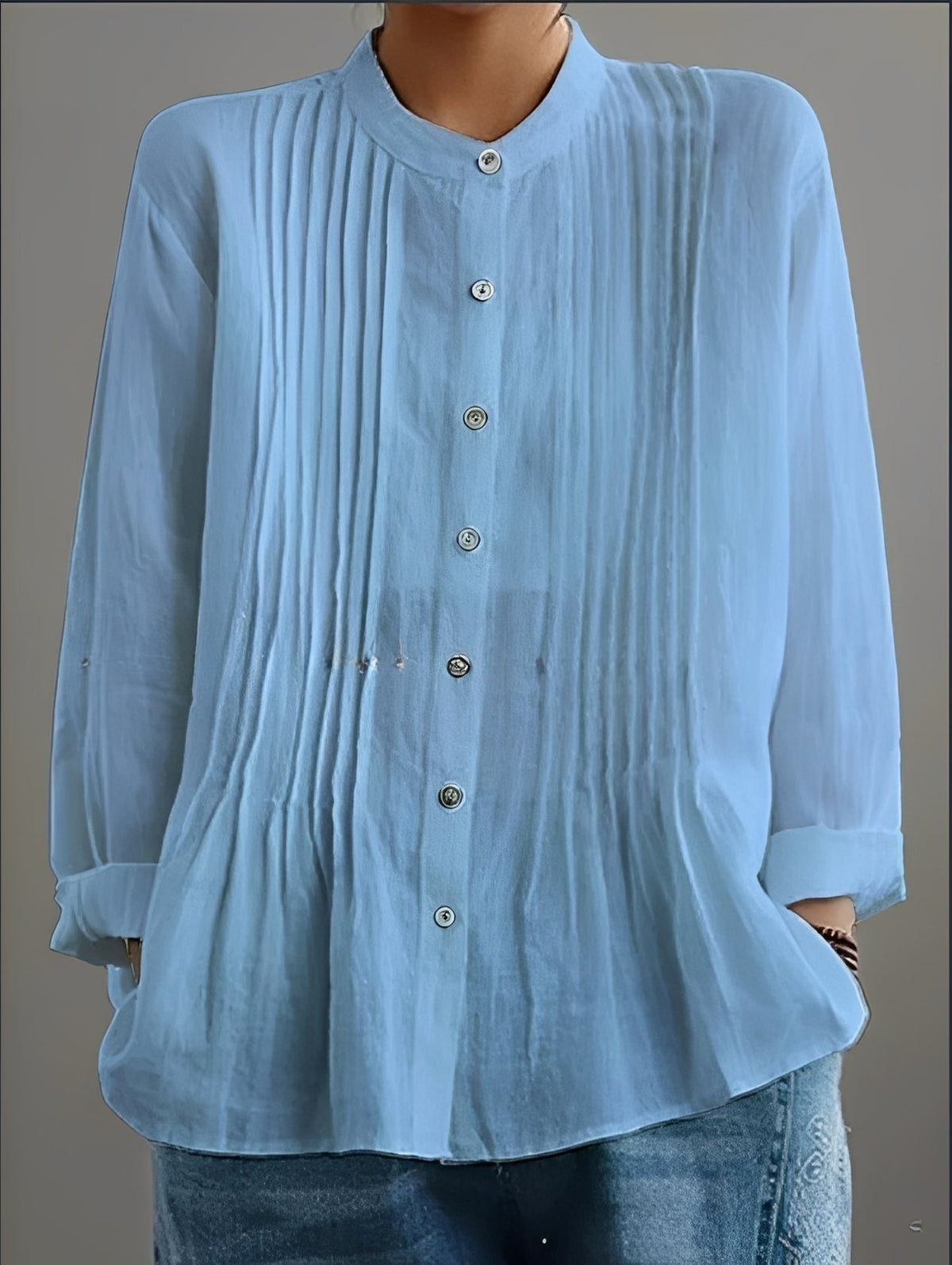 Tiphanie - T-shirt chic à manches longues pour femmes