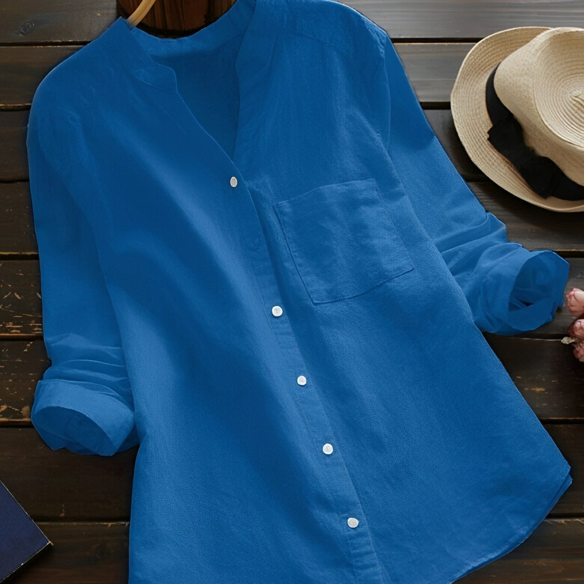 Madelina - Chemise rétro décontractée pour femmes