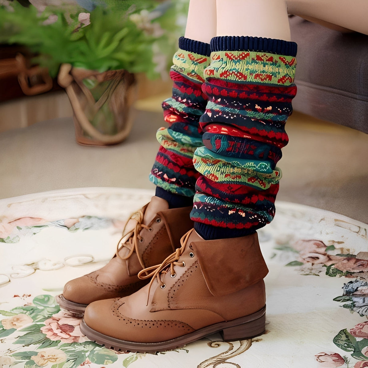 Suzanna - Chaussettes stylisées et chaudes