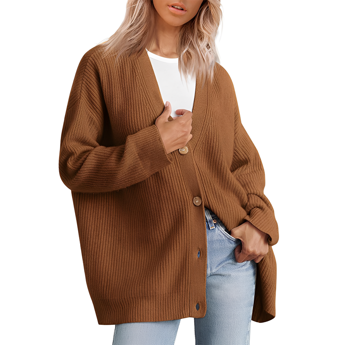 Christal - Pull chaud à coupe ample