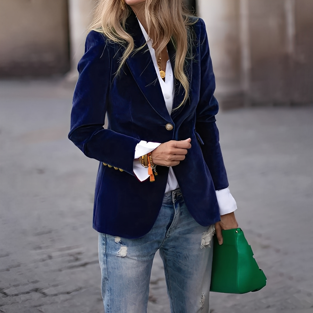 Lyliane - Veste décontractée pour femmes avec boutons