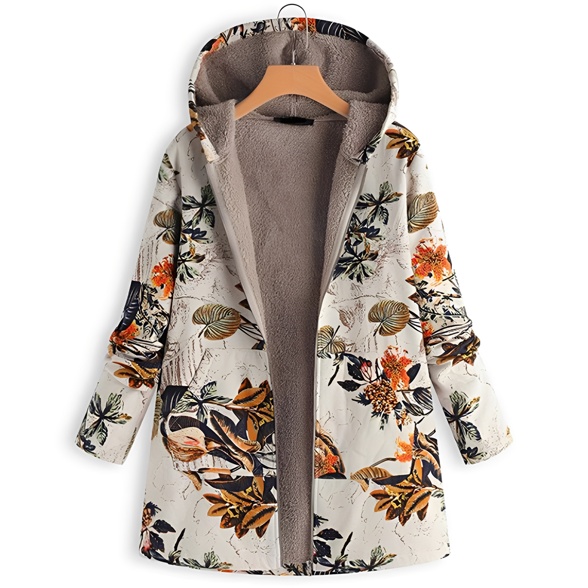 Olyvia - Veste vintage à motif pour femmes