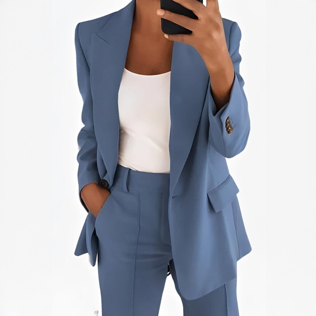 Muriel - Ensemble tailleur-pantalon élégant et raffiné