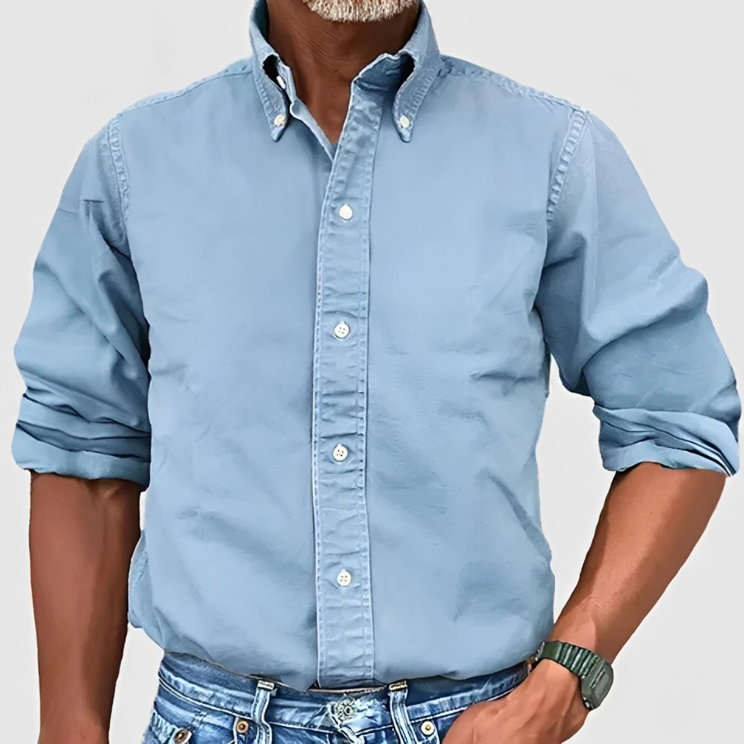 Edmond - Chemise classique à manches longues pour homme