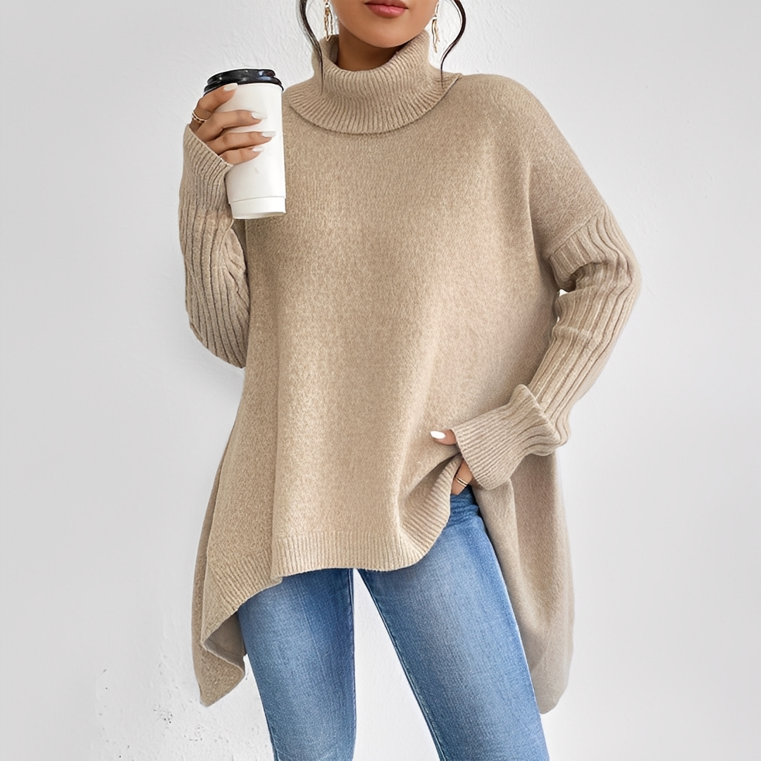 Maëlle - Pull col roulé classique