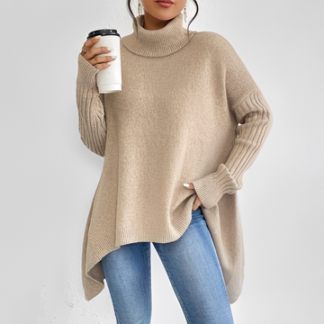 Maëlle - Pull col roulé classique
