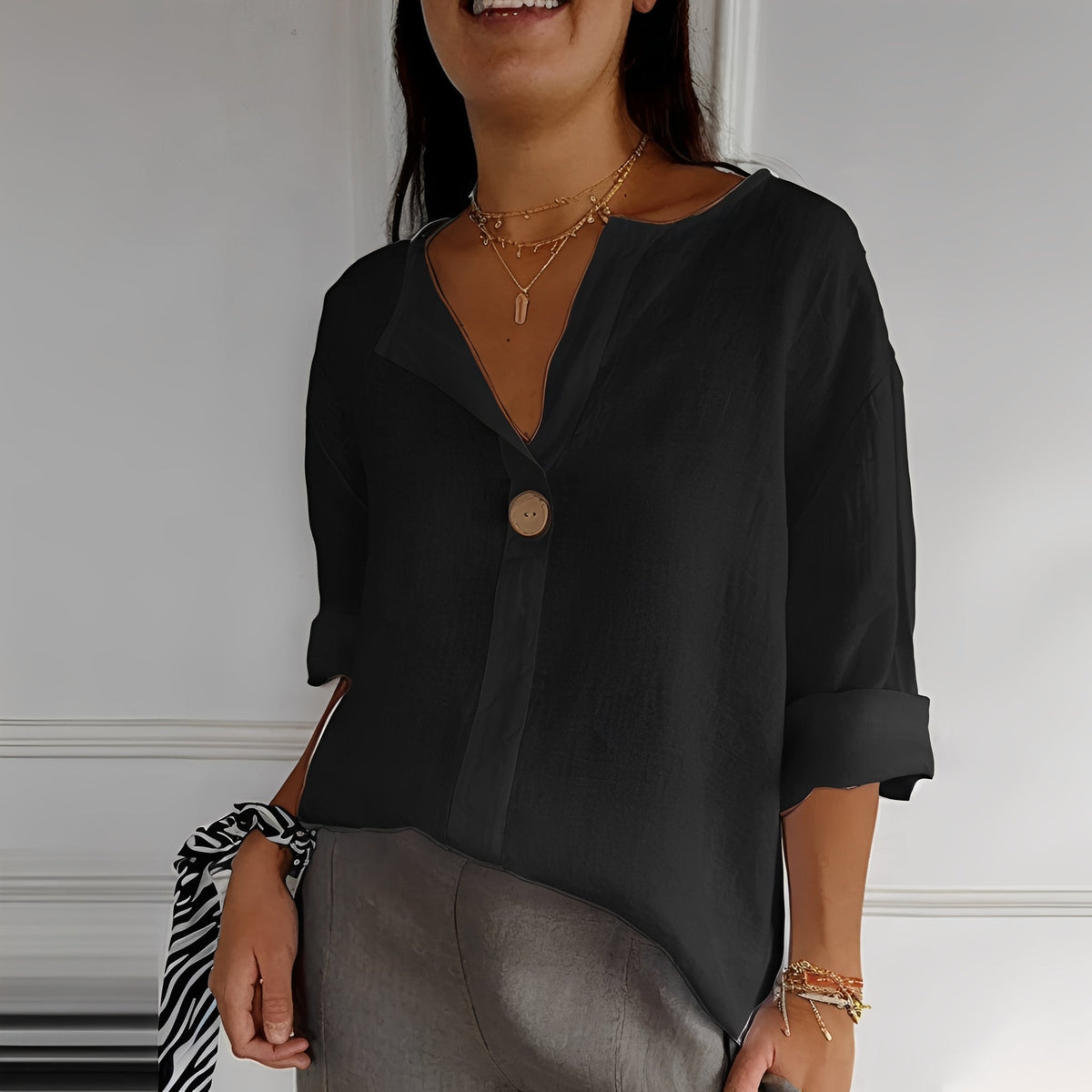 Stephanie - Blouse ample et décontractée pour femmes