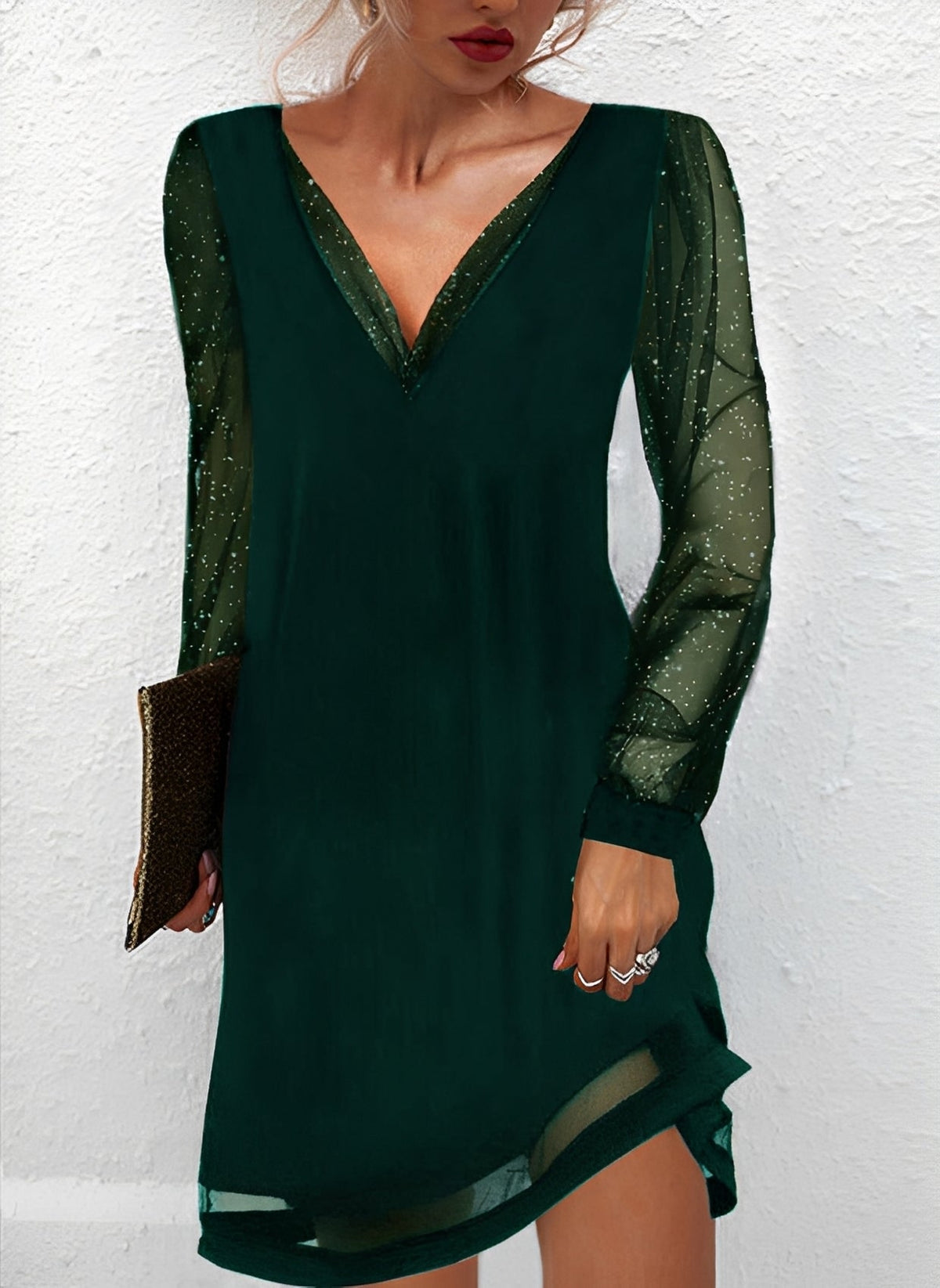 Hattie – Robe chic à manches courtes pour femmes