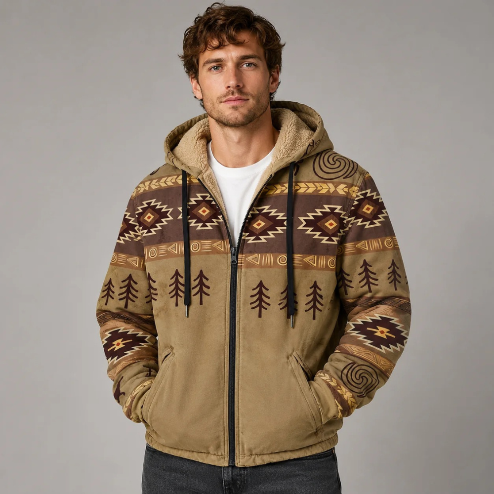 Mervin - Sweat à capuche chaud et coloré pour hommes